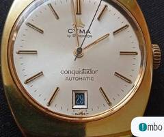 Zegarek Cyma Conquistadors automatic vintage gruboocony